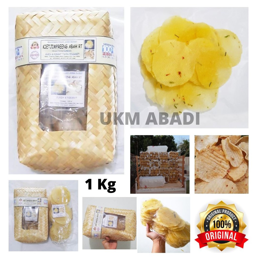 Kietjimpreeng Abah RT 1Kg Kicimpring Snack Krupuk Khas Jawa Barat Opak 141