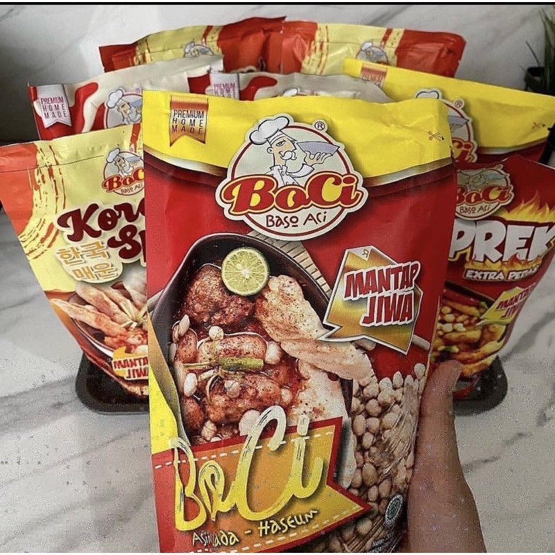 

jual boci baso aci (makanan instan siap saji)