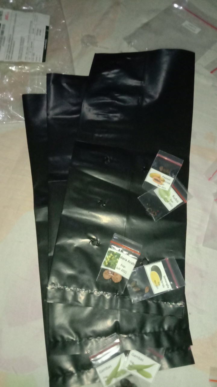 Isi 1 Pcs - L X T ( 25 Cm X 30 Cm) - Polybag Polibag Tanaman