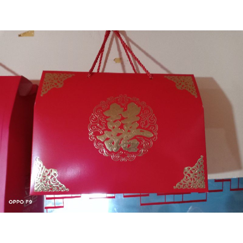 

Paperbag size L wedding tingjing shuangxi sangjit serbaguna
