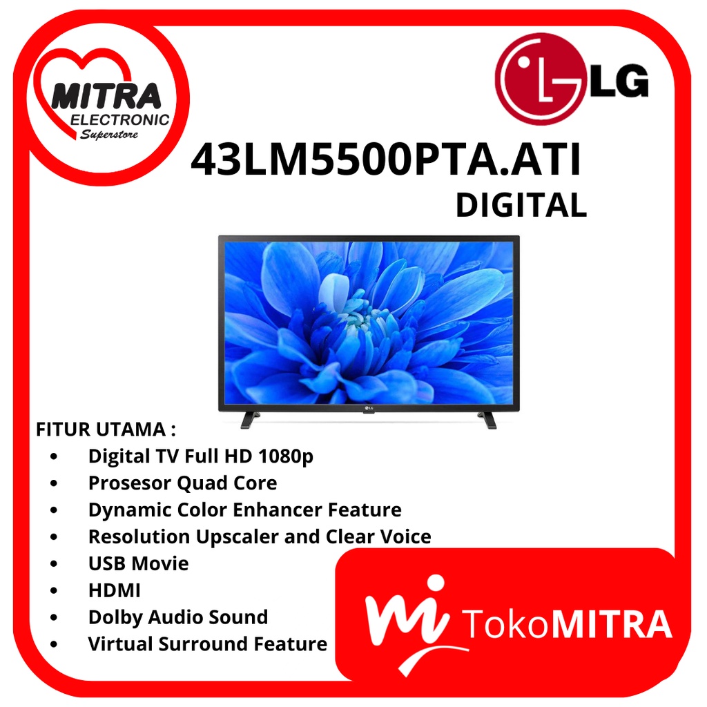 TELEVISI LED 43 LG 43LM5500PTA.ATI DIGITAL