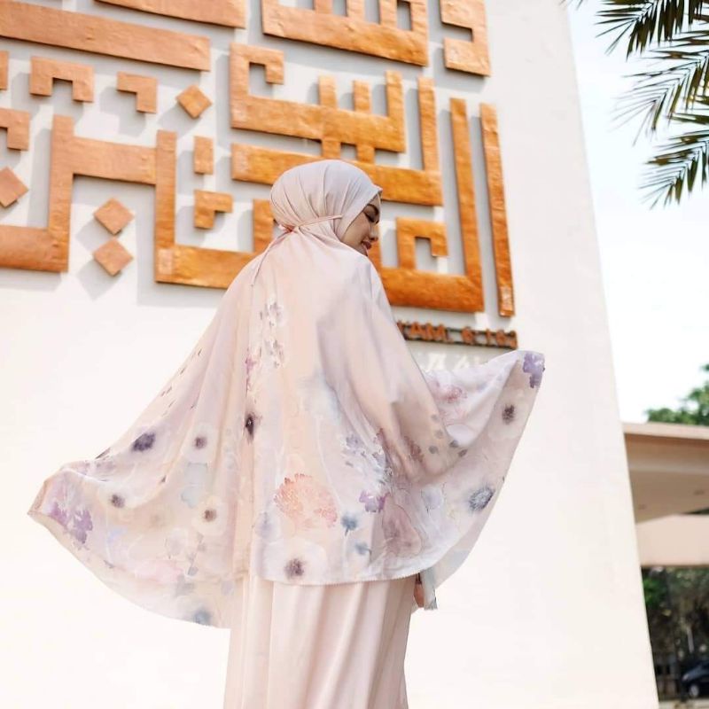 Buttonscarves Prayer Robe Preloved - Asoka Peach