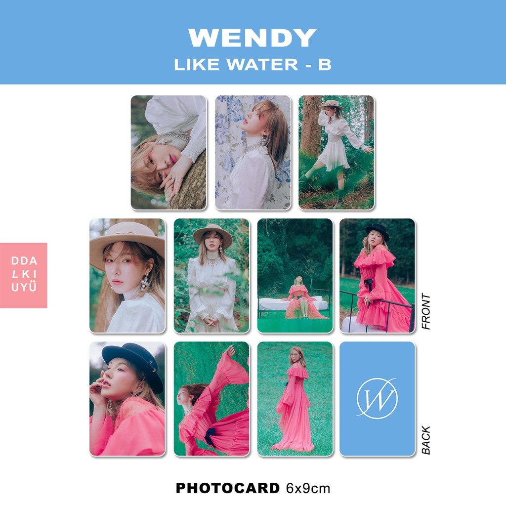 Red Velvet: WENDY - photocard [LIKE WATER] - B