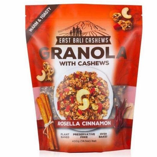 

East Bali Cashews Granola Rosella Cinnamon 400gr