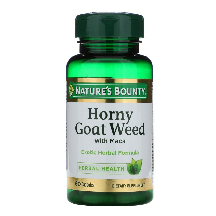 Nature's Bounty Horny Goat Weed with Maca 60 Capsules