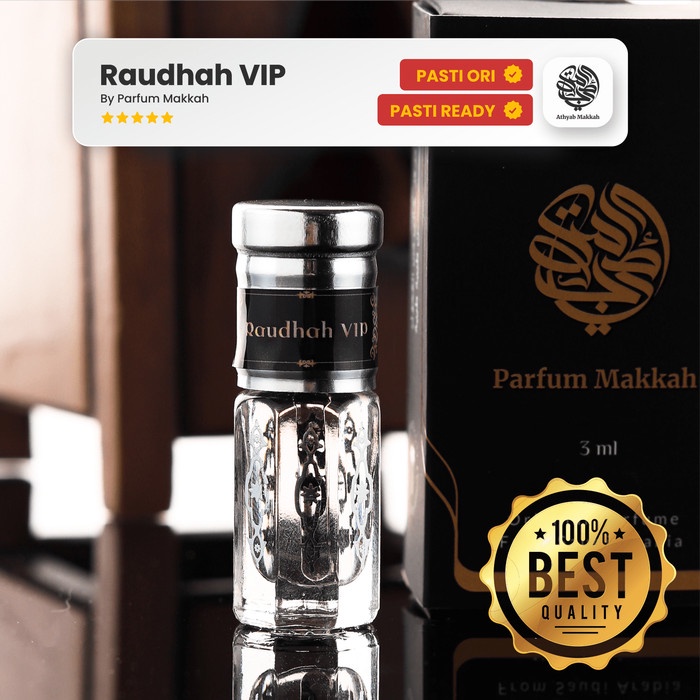 Parfum Raudhah VIP (aroma karpet Masjid Nabawi) parfum original Saudi
