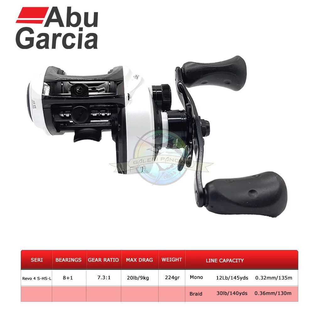 Reel BC Baitcasting Abu Garcia Revo4 S-HS-L