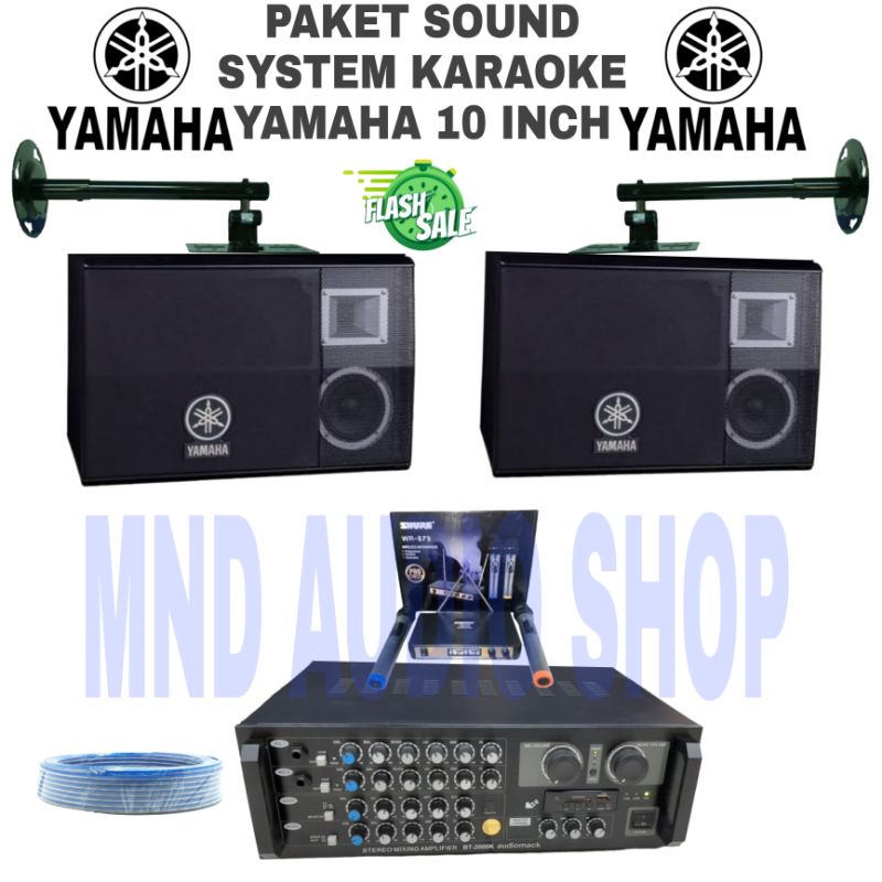 PAKET SOUND SYSTEM KARAOKE YAMAHA 10INCH ORIGINAL