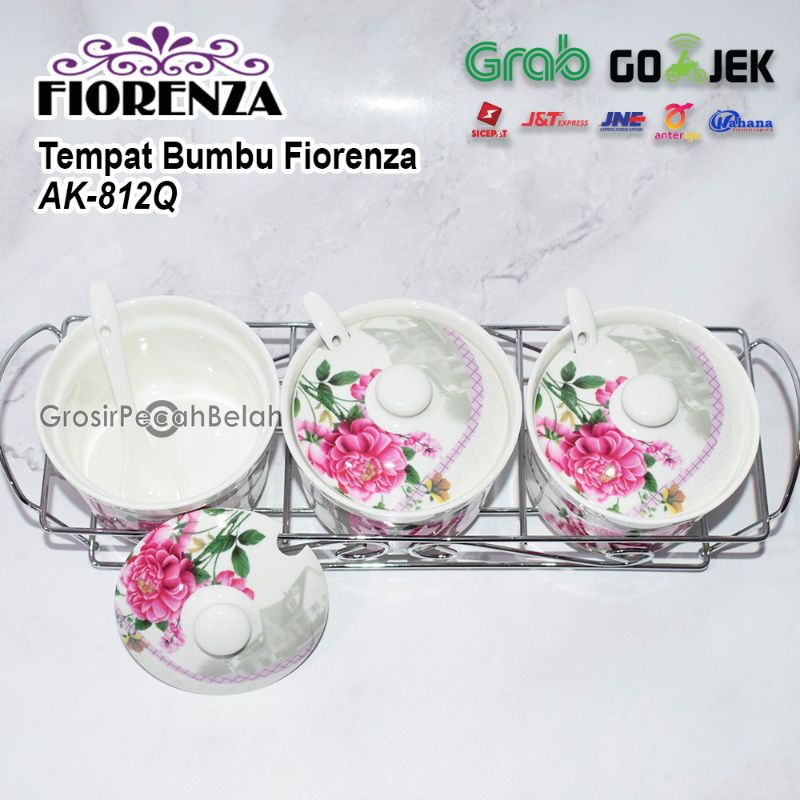 tempat bumbu keramik fiorenza ak812 a