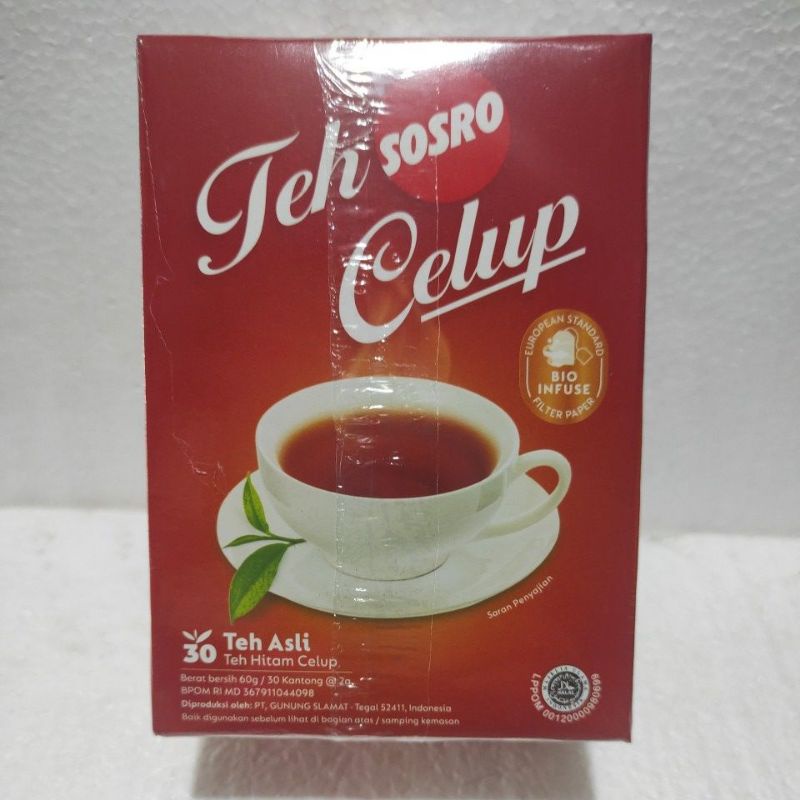

Teh Sosro Celup isi 30