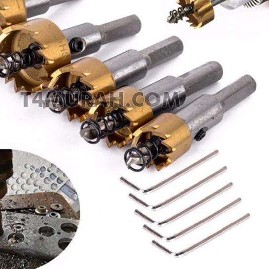 ♦ Hole Saw Besi Set Mata Bor Pelubang Besi ➭