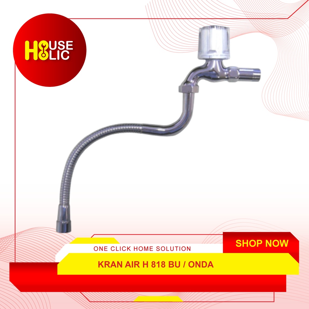 Keran Air H 818 BU / Kran Angsa Bebek 1/2&quot; Inch Kran Dapur Cuci Piring