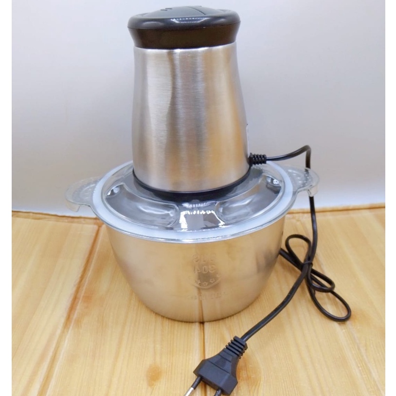 Blender Daging Stainless Steel Chooper SX 685 Penggiling Daging Meat Grinder Coper 2L