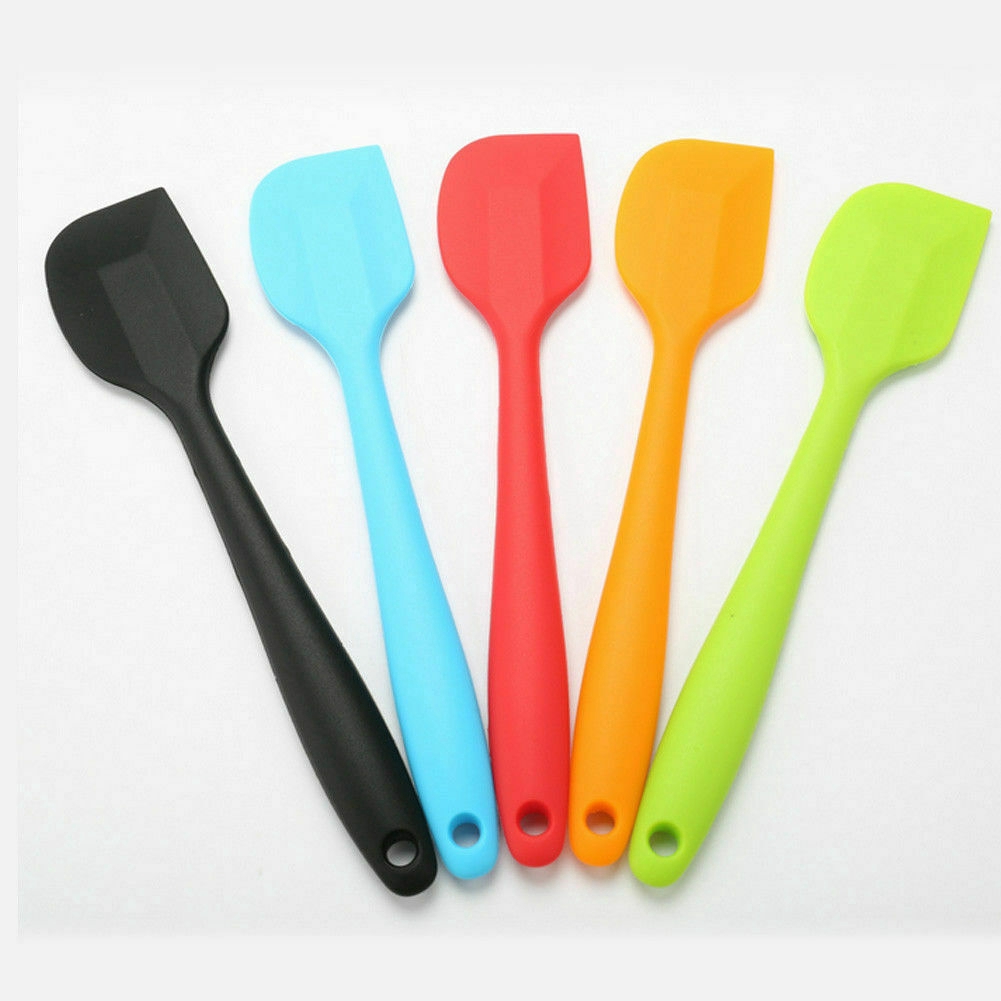 Spatula Bahan Silikon Warna Acak Untuk Mengaduk Telur