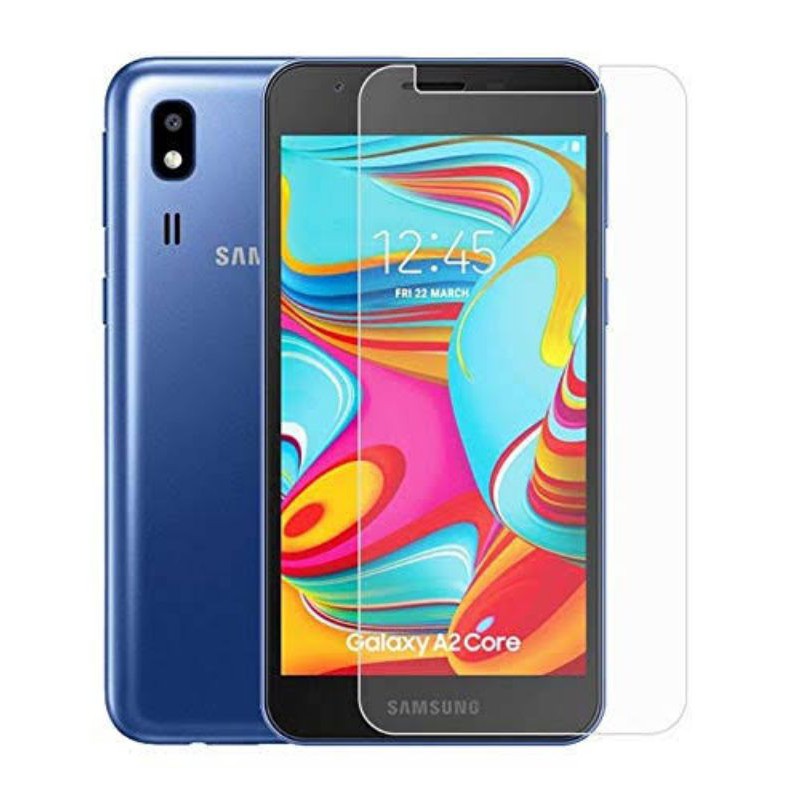 samsung a2 core tempered glass transparant A2 crore