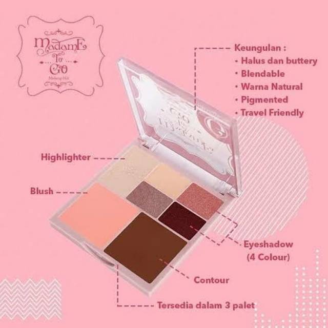 Madame Gie Madame To Go - Face Pallete