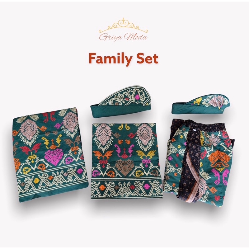 family set, pakaian adat bali sekeluarga bisa request