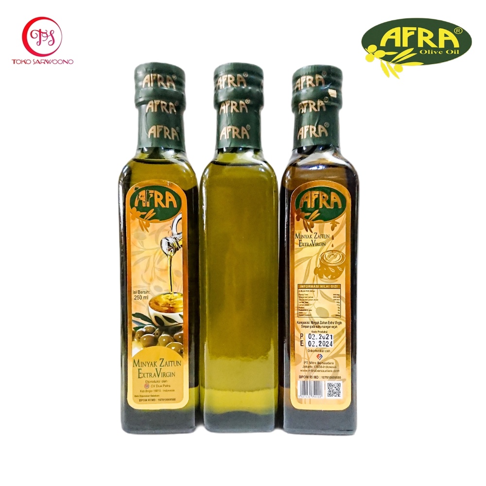 Minyak Zaitun Afra 250 ml - Ekstra Virgin Olive Oil
