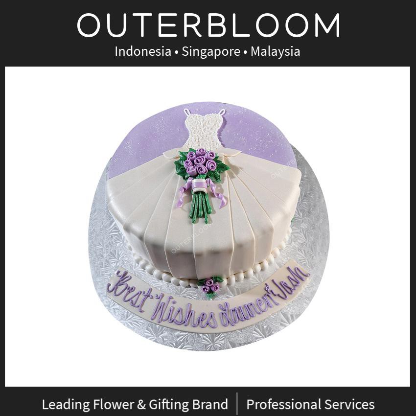 

Kue Ulang Tahun Karakter - Dresses And Roses Cake