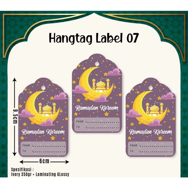 

10PCS HANGTAG LABEL 07