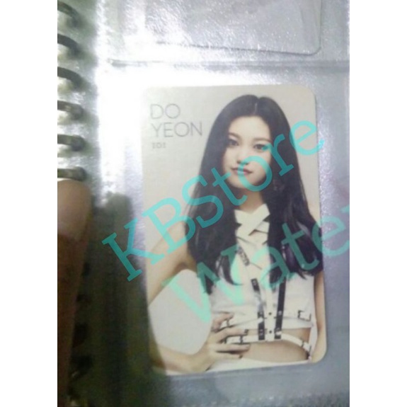 Photocard Doyeon IOI Whatta Man