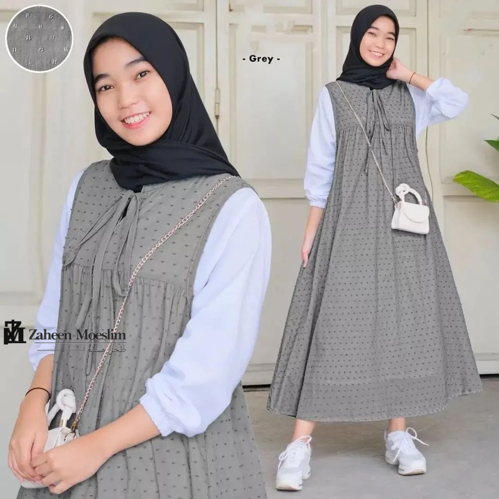 Zaheen Moeslim Cloth ~ Dress Anak Perempuan Remaja Usia 12-16 Tahun | Terbaru Dress Anak Kekinian Tr
