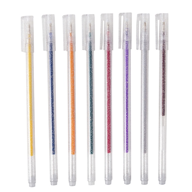 

J2 - Pulpen gel shiny color Pena warna warni gliiter