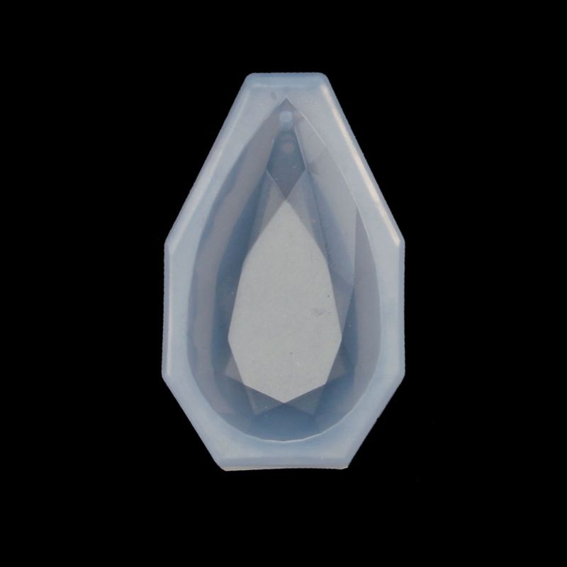 SIY  Faceted Teardrop Pendant Silicone Resin Mold Jewelry Making DIY Craft Tools