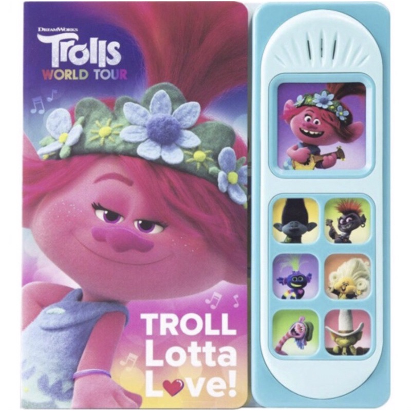 Trolls Troll Lotta Love Soundbook boardbook impor import