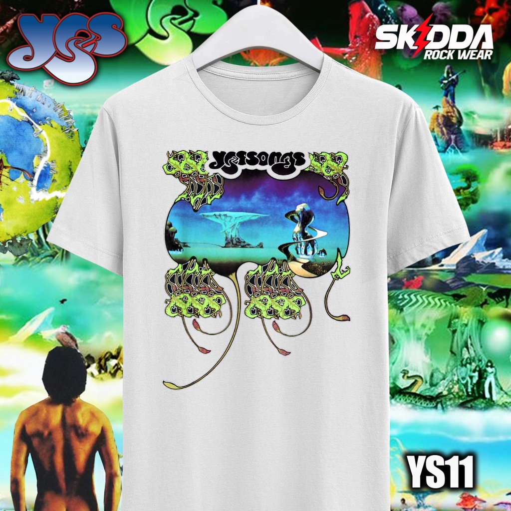 T Shirt Kaos Band Rock YES – YesSongs - Premium White NSA