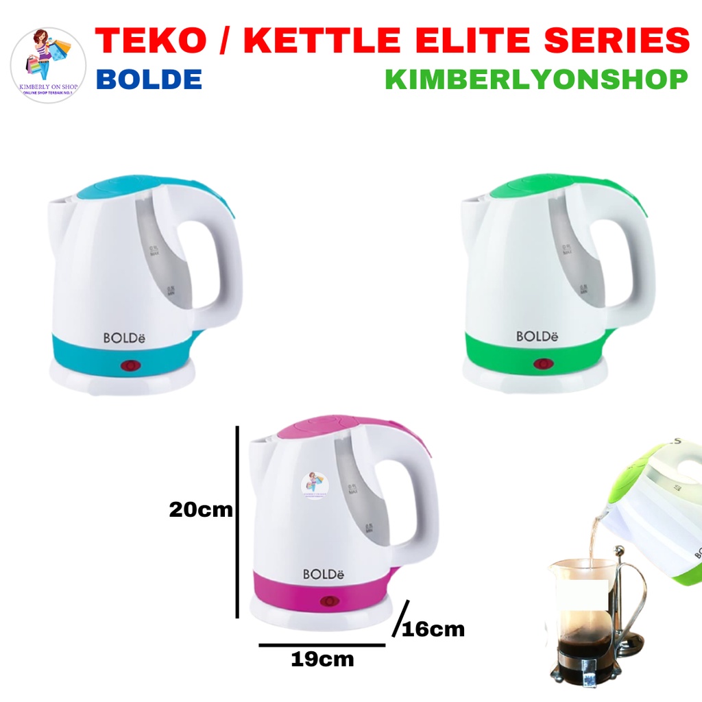 Bolde Super Kettle Elite Series Teko Pemanas Air Elektrik