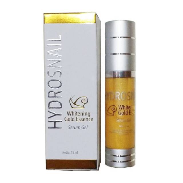 [STOK TERBARU] Primaderma Hydrosnail Whitening Gold Essence Serum Gel 15ml