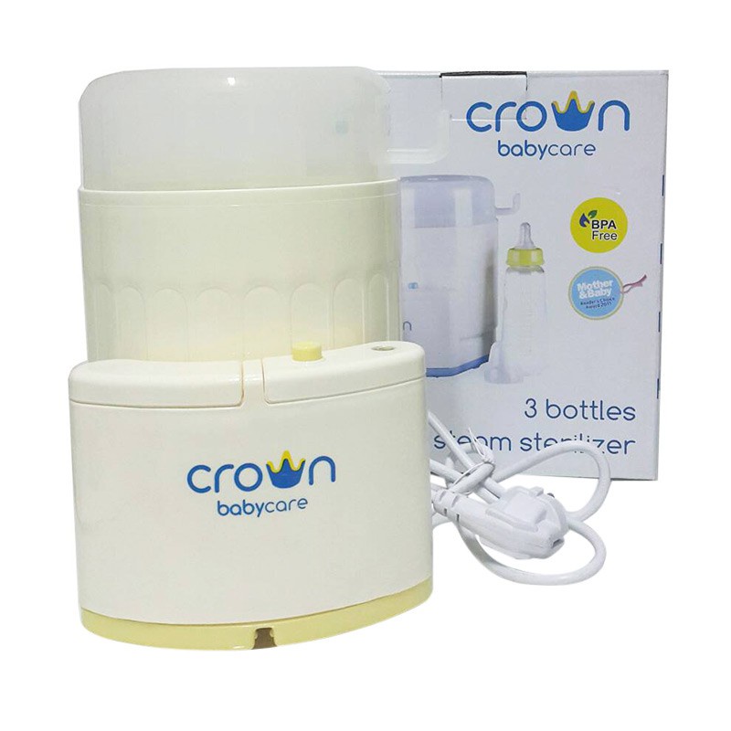 Crown 3 Bottles Electric Steam Sterilizer CR168