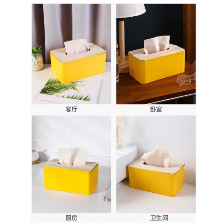 [MH] Kotak Tisu Tempat Tisu Bahan Kayu Oak  Tissue Box Cover