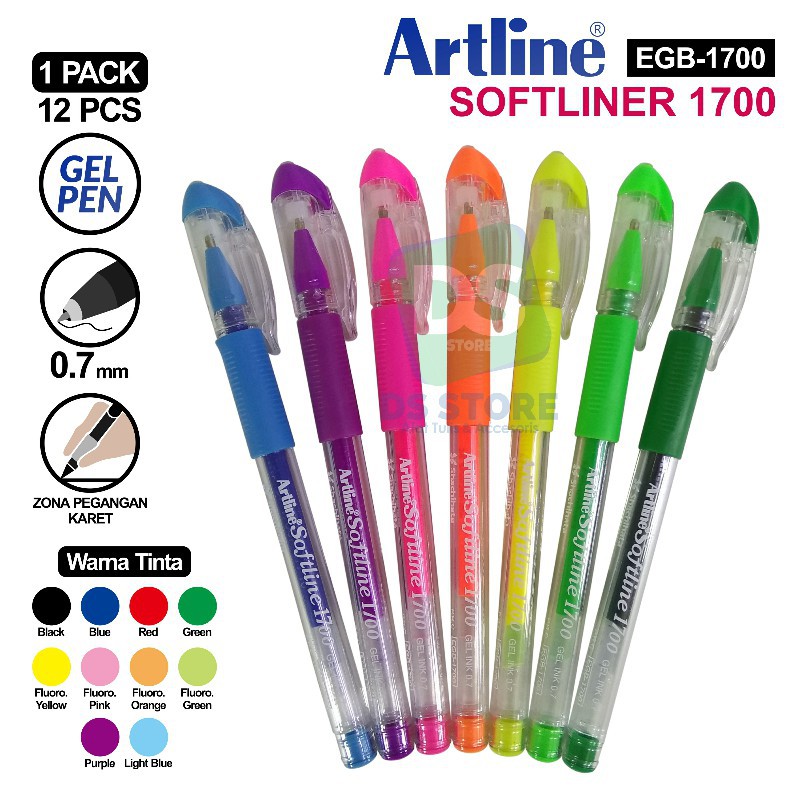 

Bolpen Gel / Softline 1700 Warna 0.7 mm ARTLINE