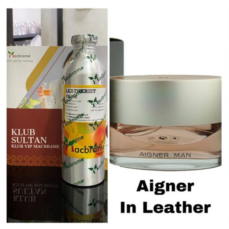 bibit parfum Aigner in leather original 100mg murni asli