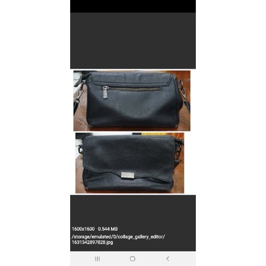 TasKulitWanitaSlempangHitemKondisiSekenBekasPakai