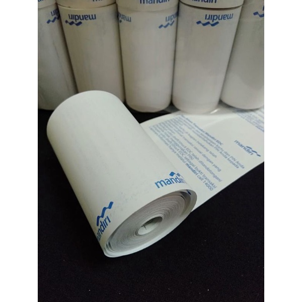 

kertas termal 57x30 logo bank mandiri
