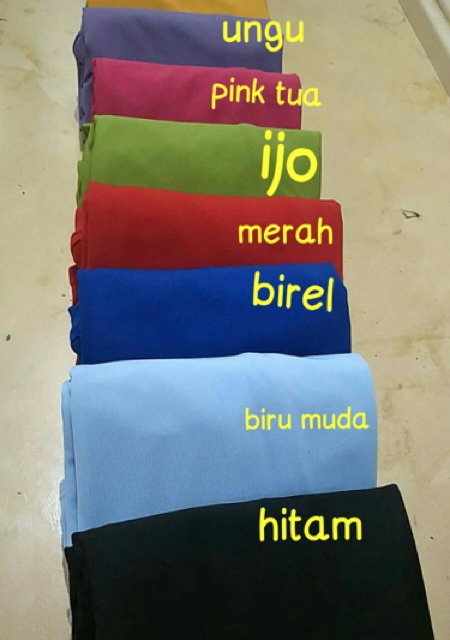 Jilbab malaysia anak hijab anak no ped jersey super