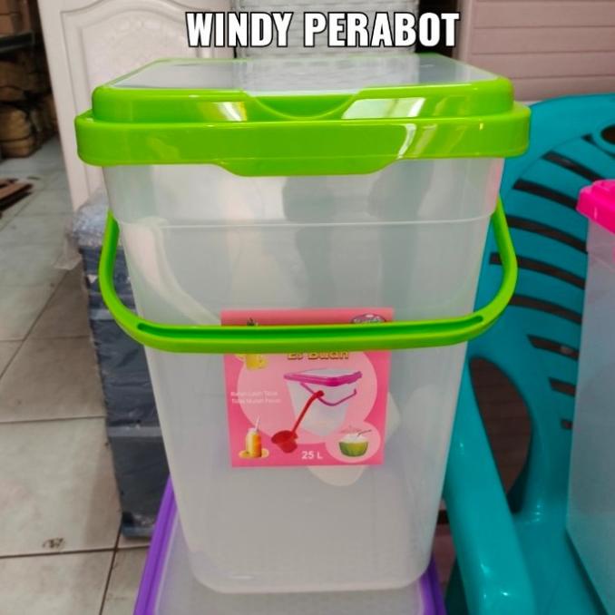 Toples Plastik Es Buah 25 Liter/Akuarium Es Buah 25 Liter