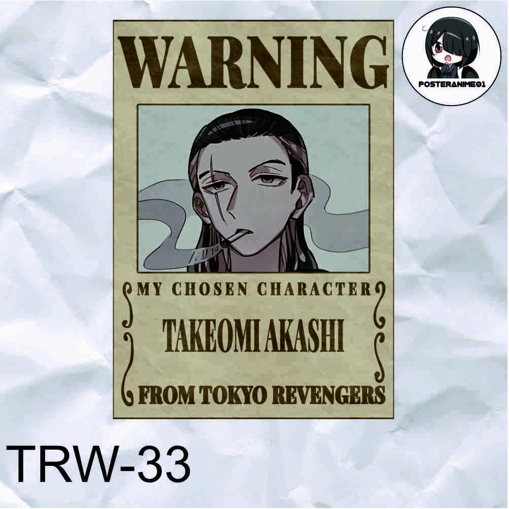 Poster Anime Tokyo Revengers | Poster Anime Tokyo Revengers Warning Aesthetic | DRAKEN | MIKEY | TERLENGKAP-33.TAEKOMI