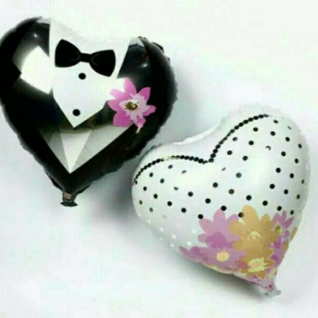 BALONFOIL HATI COUPLE