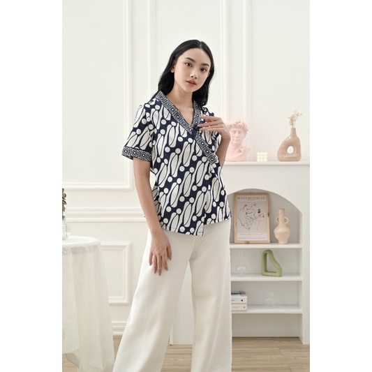 Atasan Batik 267 AON-WN /Blouse Batik Wanita Modern