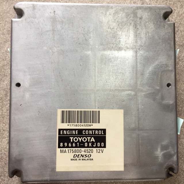 89661-0KJ00 ecu computer engine control hilux fortuner diesel