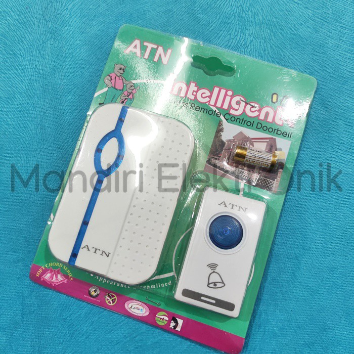 Bel Pintu Rumah ATN Wireless Bell Door 32 Music 150m Tanpa Kabel