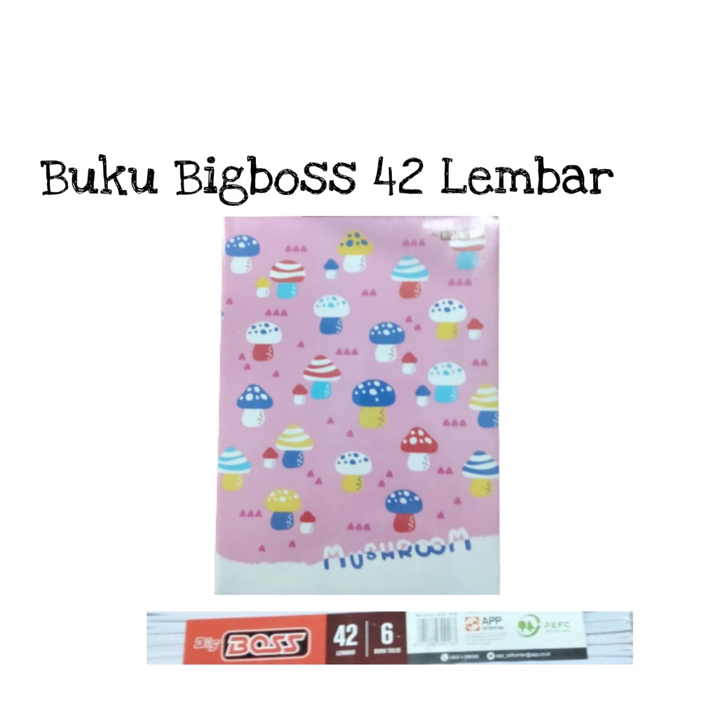 

Bigboss Buku Tulis 42 Lembar/Pak (6 Buku)