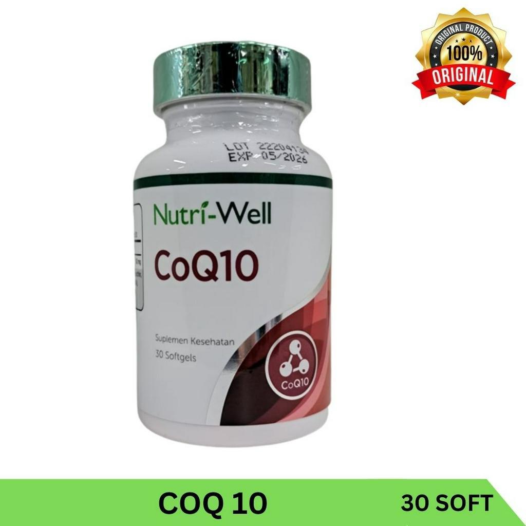 Nutriwell COQ10 C O Q 10 Suplemen vitamin untuk jantung