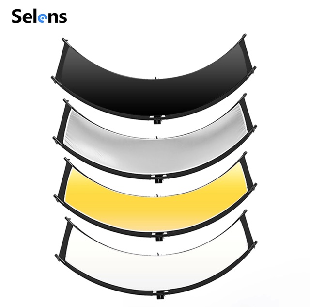 Selens 60x180cm Curved Reflector U Shaped Reflector For Studio Photography -  834754