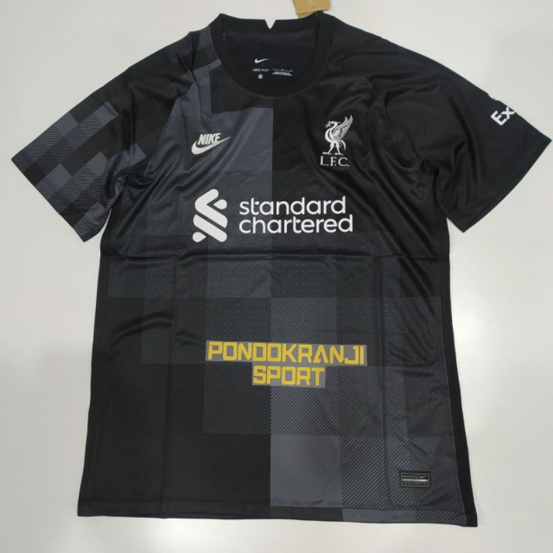 JERSEY LIVERPOOL GK KIPER HITAM 2021 2022 GRADE ORI IMPORT OFFICIAL