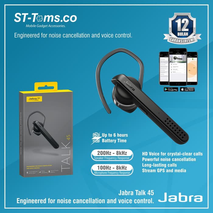 Jabra Talk 45 Bluetooth Headset